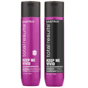 Matrix Keep Me Vivid Colour Protecting Shampoo and Conditioner Duo Set For High Maintenance Coloured Hair 300ml