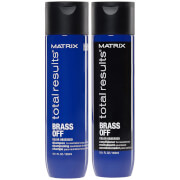 Matrix Brass Off Colour Correcting Blue Anti-Brass Shampoo and Conditioner Duo Set For Lightened Brunettes 300ml