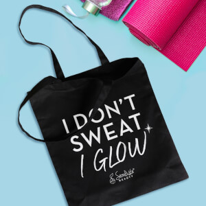 Seoulista 'I Don't Sweat, I Glow' Gym Tote Bag (Free Gift)