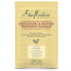 SheaMoisture Jamaican Black Castor Oil Strengthen and Restore Treatment Masque 59ml (Free Gift) SheaMoisture Jamaican Black Castor Oil Strengthen and Restore Treatment Masque 59ml (Free Gift)
