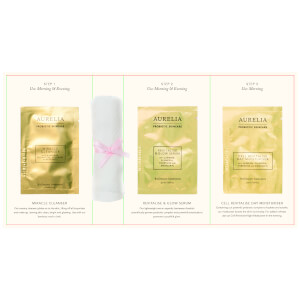 Aurelia Probiotic Skincare 3 Step Sachet Card with Muslin Cloth (Free Gift) Aurelia Probiotic Skincare 3 Step Sachet Card with Muslin Cloth (Free Gift)