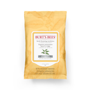 Burt's Bees White Tea Towelettes Mini (10 Pack) (Free Gift)