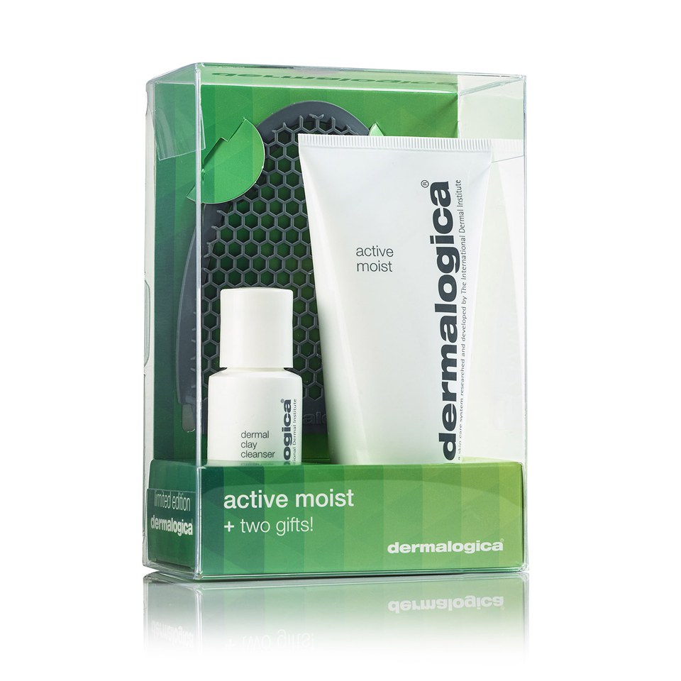 dermalogica active moist 100ml gift set