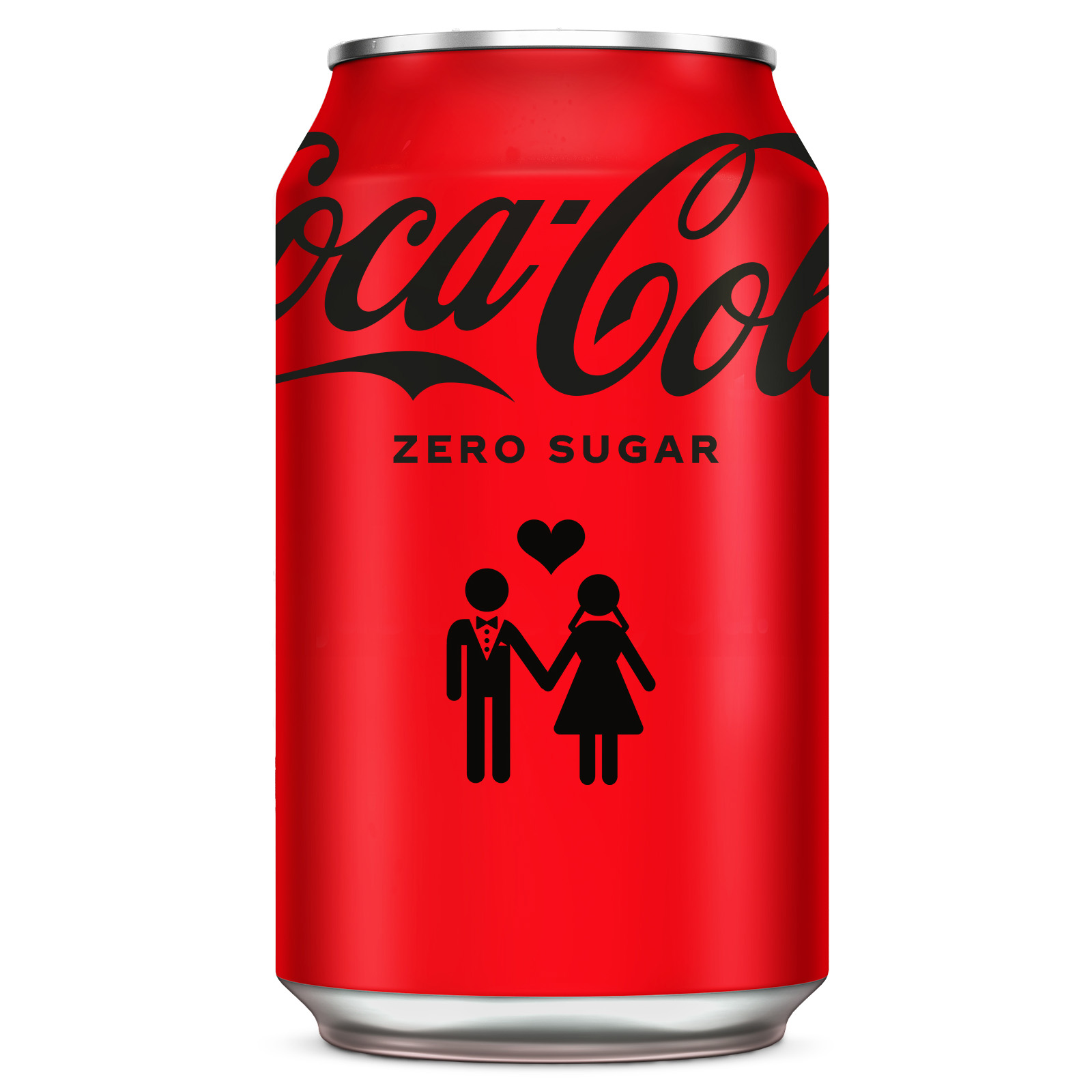 Personalised Coca Cola can including your message