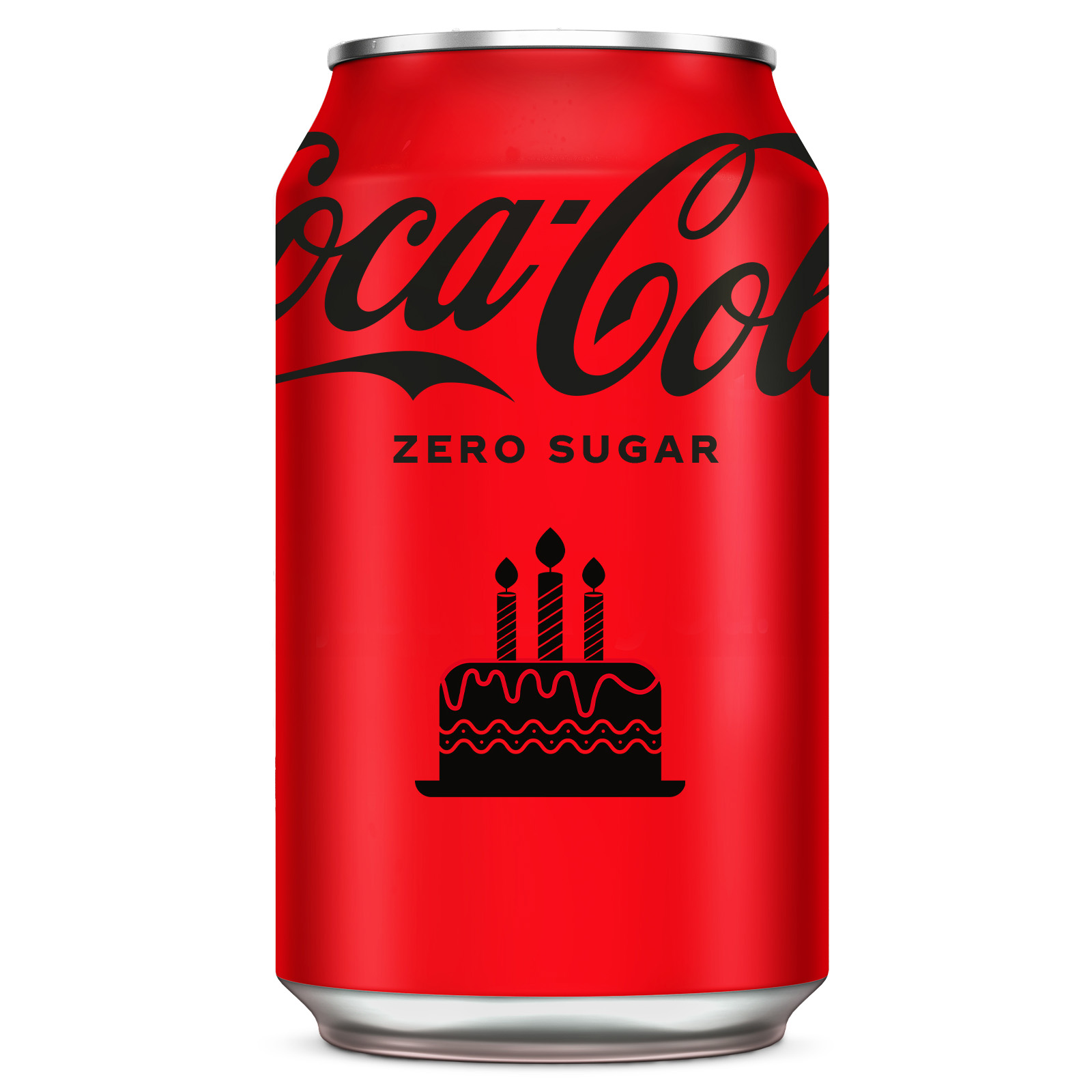 Personalised Coca Cola can including your message