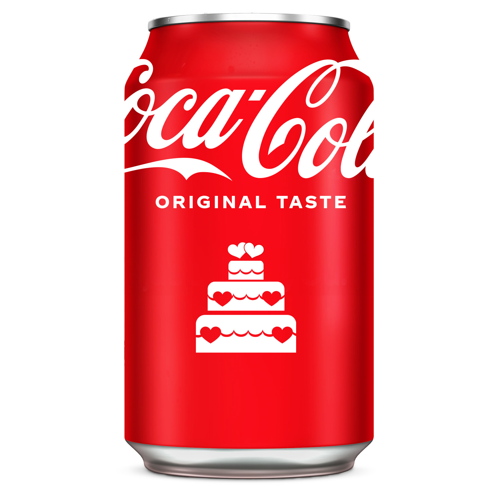 Personalised Coca Cola can including your message
