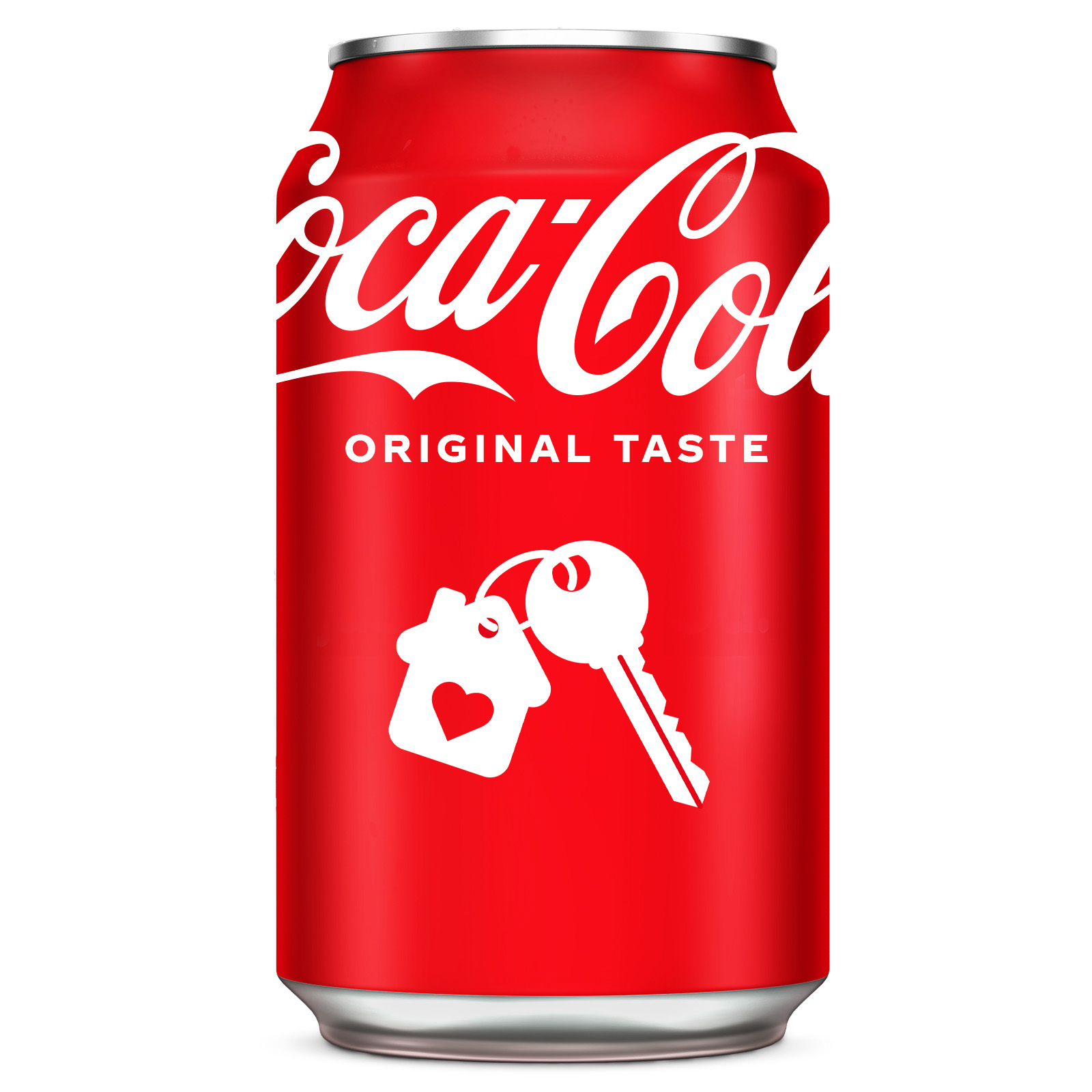 Personalised Coca Cola can including your message