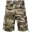 Bench Men S Ironside Camo Cargo Shorts Green Mens Clothing Zavvi