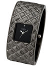 Lipsy London Diamante & Quilt Cuff Watch