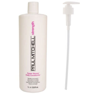 Paul Mitchell Super Strong Après-shampooing quotidien (1000ml) avec pompe (lot)