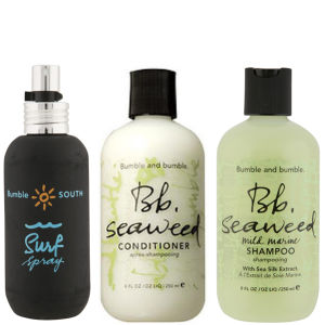Bb Haarpflege Trio mit Meeresextrakten Seaweed Shampoo, Conditioner and Surf Spray