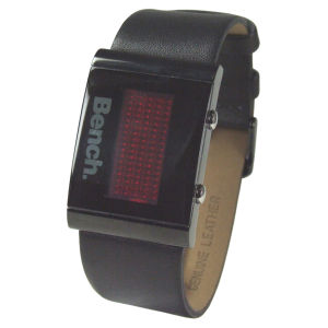 Bench Men S Black Strap Digital Watch Clothing Thehut Com
