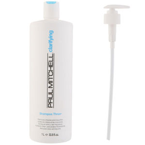 Paul Mitchell Shampoo Three (1000ml) with Pump (Bundle)