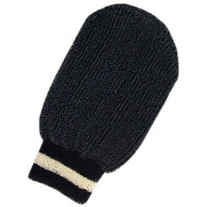 Hydrea London - Black Elegance Natural Luxury Massagehandschuh