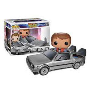 Retour vers le futur Marty Mcfly avec Delorean Figurine Funko Pop!