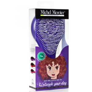Michel Mercier Kids Detangling Brush For Thick Hair Purple And