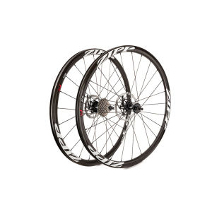 Zipp 202 Carbon Drahtreifen Scheibenbremsen Hinterrad 24 Speichen 10/11 Speed - Schwarz Decal 2015