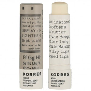KORRES Natural Mandarin Lip Butter Stick - Clear