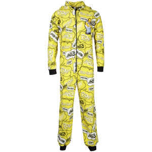 Homer Simpson Herren Printed Onesie Gelb Sowia