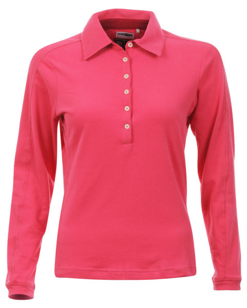 Women's adidas 6 Button Polo T-Shirt - Pink Sports & Leisure | Zavvi.com