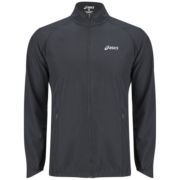 Asics Men's Woven Running Jacket Black Sports & Leisure