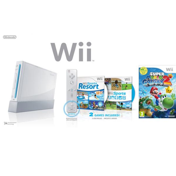 wii console and games