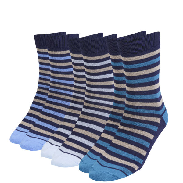 Green Treat Men's 3 Pack Sock Gift Set - Blue - One Size Mens Clothing ...