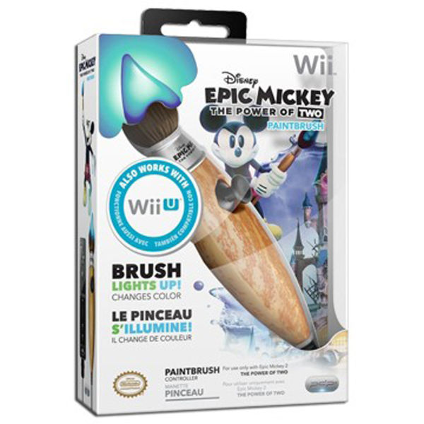 Epic Mickey 2 Paintbrush Controller (Wii, Wii U) Games Accessories