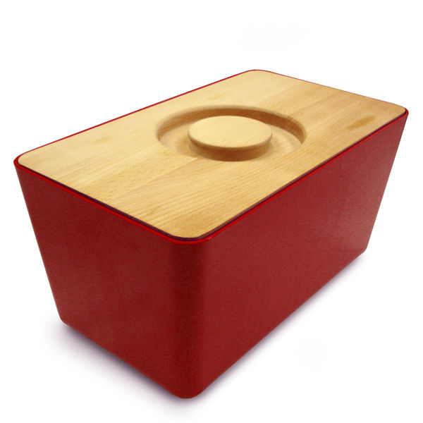 Bread Bin with Builtin Breadboard Red IWOOT