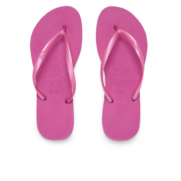Havaianas Women's Slims Flip Flops - Pink | FREE UK Delivery | Allsole