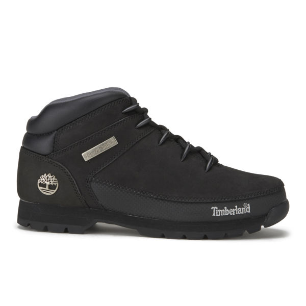 Timberland Men's Euro Sprint Leather Hiker Boots - Black | FREE UK ...