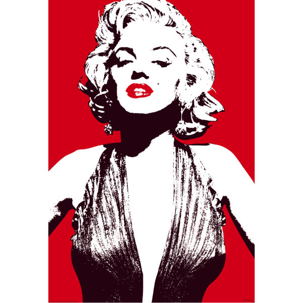 Marilyn Monroe Designer Chic Wall Mural Homeware  TheHut.com