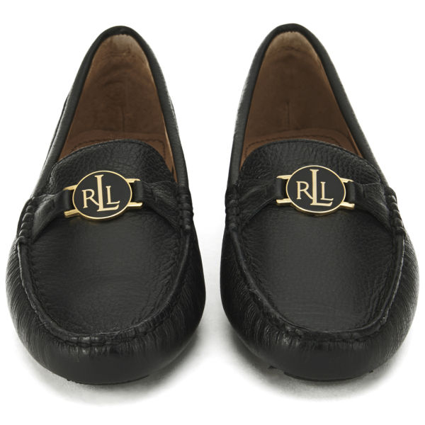 Lauren Ralph Lauren Women's Carley Leather Loafers - Black | FREE UK ...