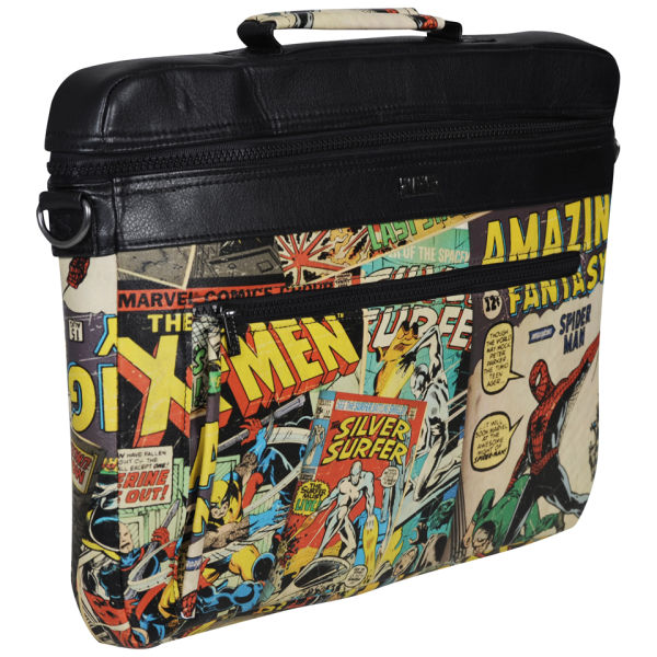 Marvel Retro Comic Laptop Case Multi Mens Accessories Zavvi