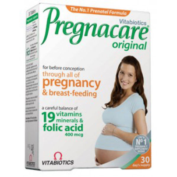 Vitabiotics Pregnacare Pregnancy Supplement (30 Tablets) Free