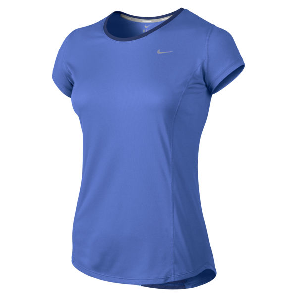Nike Women's Racer Short Sleeve T-Shirt - Blue Sports & Leisure | Zavvi.com