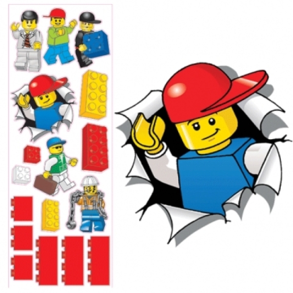 LEGO: Maxi Wall Stickers (Large) Toys  Zavvi España