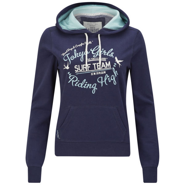 Tokyo Laundry Women's Lilly Hoody - Eclipse Blue Womens Clothing ...
