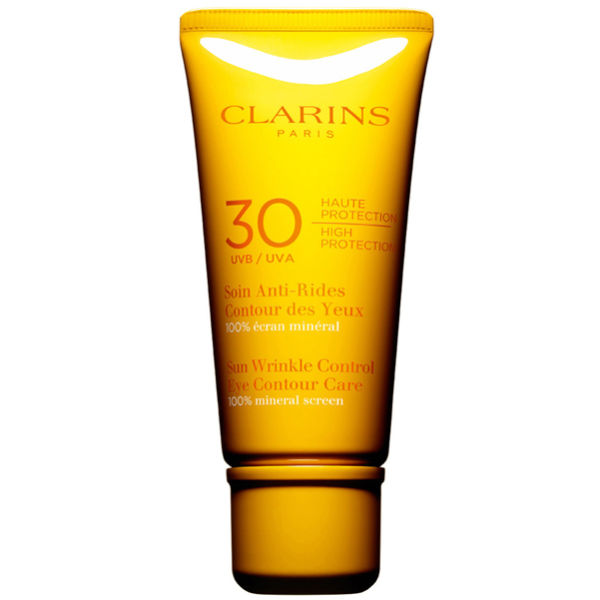 Clarins Sun Wrinkle Control Eye Contour Care Cream High Protection Uvb30 (20ml) Free Shipping
