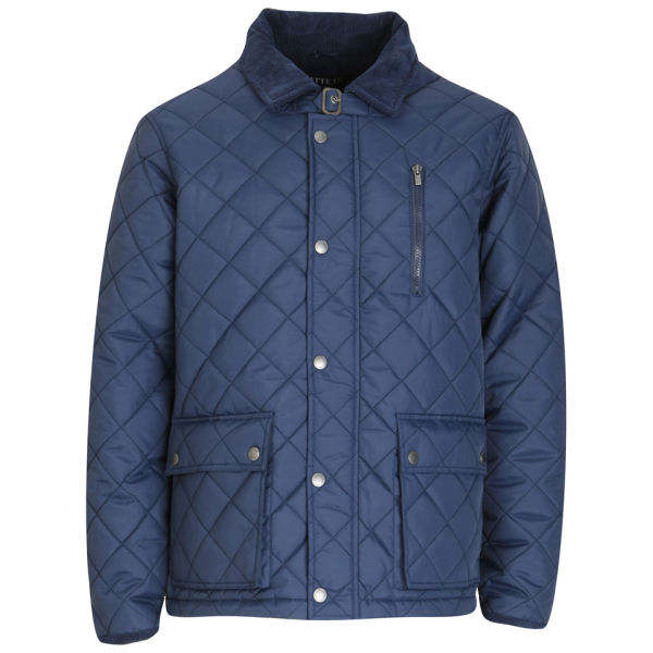 Atticus Mens Quilted Jacket   Navy      Clothing