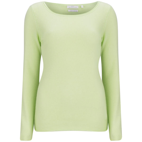 Delicate Love Women's Corinne Cashmere Jumper - Lime - Free UK Delivery ...
