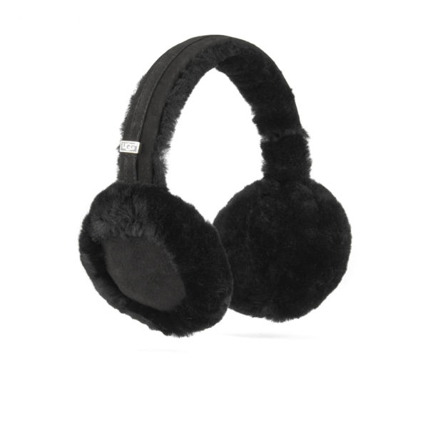 UGG Classic Shearling Wired Earmuff Black Free UK Delivery over £50