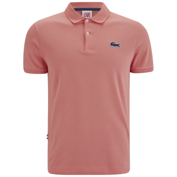 Lacoste Live Men's Polo Shirt Coral Free UK Delivery over £50