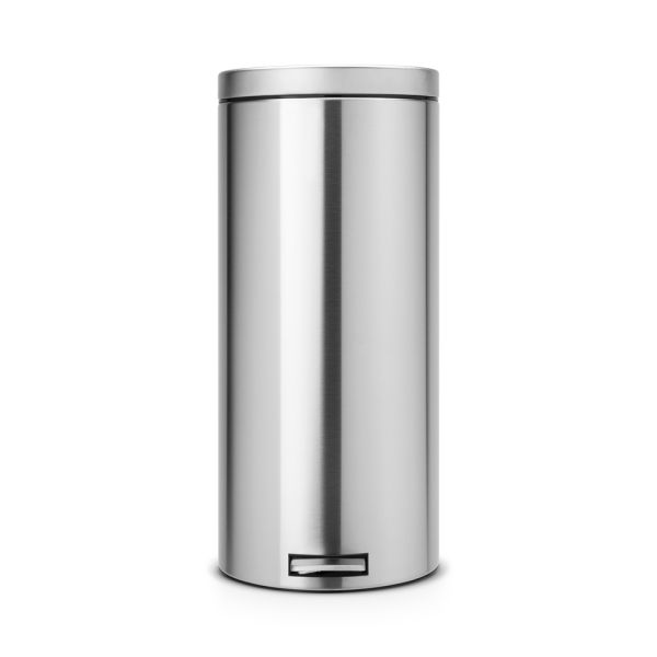 Brabantia 30 Litre Classic Pedal Bin Matt Steel Homeware