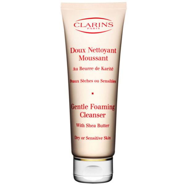 Clarins Gentle Foaming Cleanser With Shea Butter For Dry/Sensitive Skin