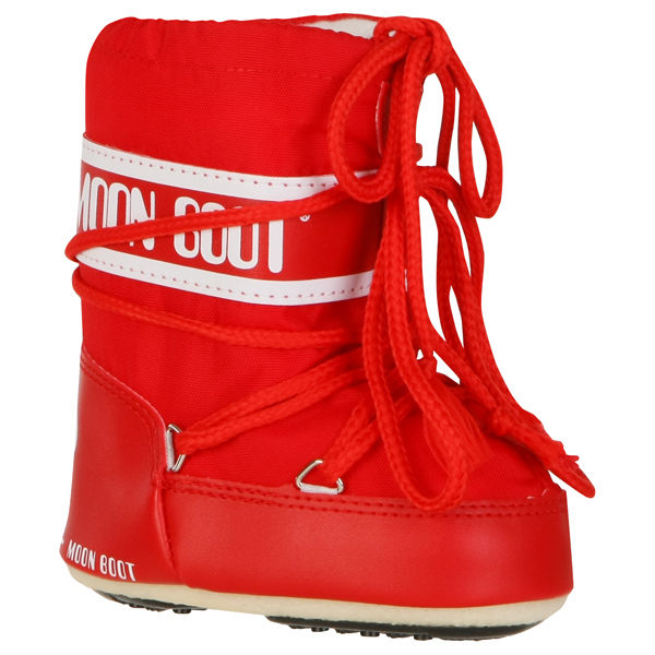 Moon Boot Kids� Mini Nylon Boots Red FREE UK Delivery Moon Boot Kids� Mini Nylon Boots Red FREE UK Delivery