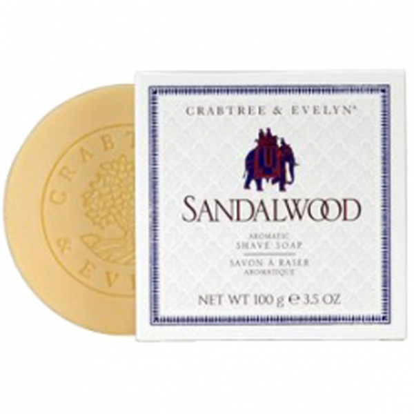 CRABTREE & EVELYN FOR MEN SANDALWOOD AROMATIC SHAVE SOAP REFILL (100G