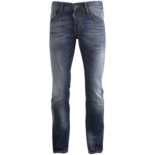Antony Morato Men's Mid Rise Super Skinny Denim Jeans - Light Blue Wash ...