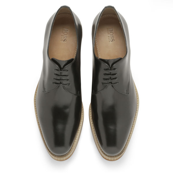 BOSS Hugo Boss Women's Manela Leather Shoes - Black - Free UK Delivery ...