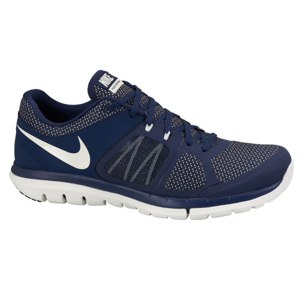 Nike Men's Flex Run 2014 Running Shoes - Navy/White Sports & Leisure ...